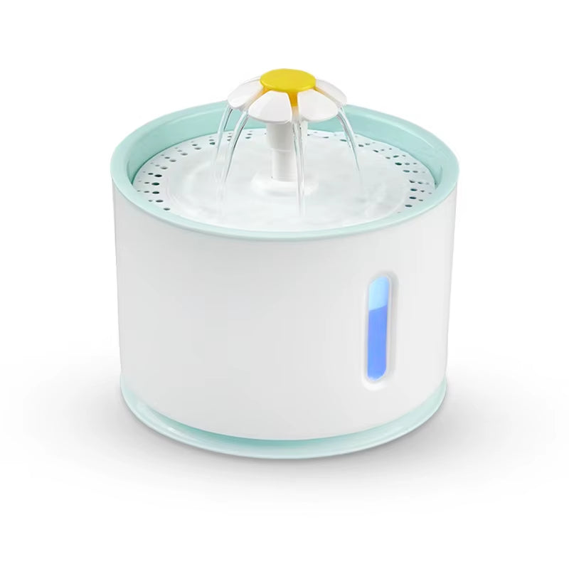 New 3.2L Stainless Steel Cat Water Fountain, USB Auto Smart Pet Drinking Fountain with Visual Water Window, Silent Pump for Cats